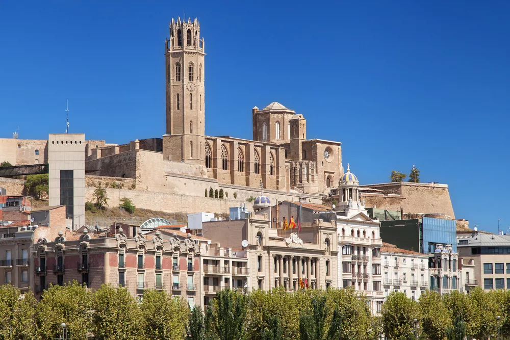Old Cathedral of Lleida, Catalonia.