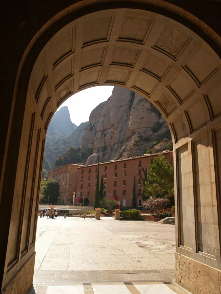 The Montserrat Monastery is a renowned religious site located near Barcelona, Catalonia.