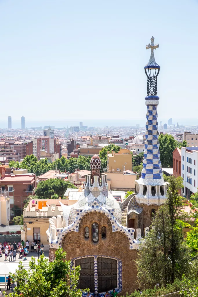 Parc Güell in Barcelona is a stunning urban park that showcases the imaginative and unique architectural designs of Antoni Gaudí.