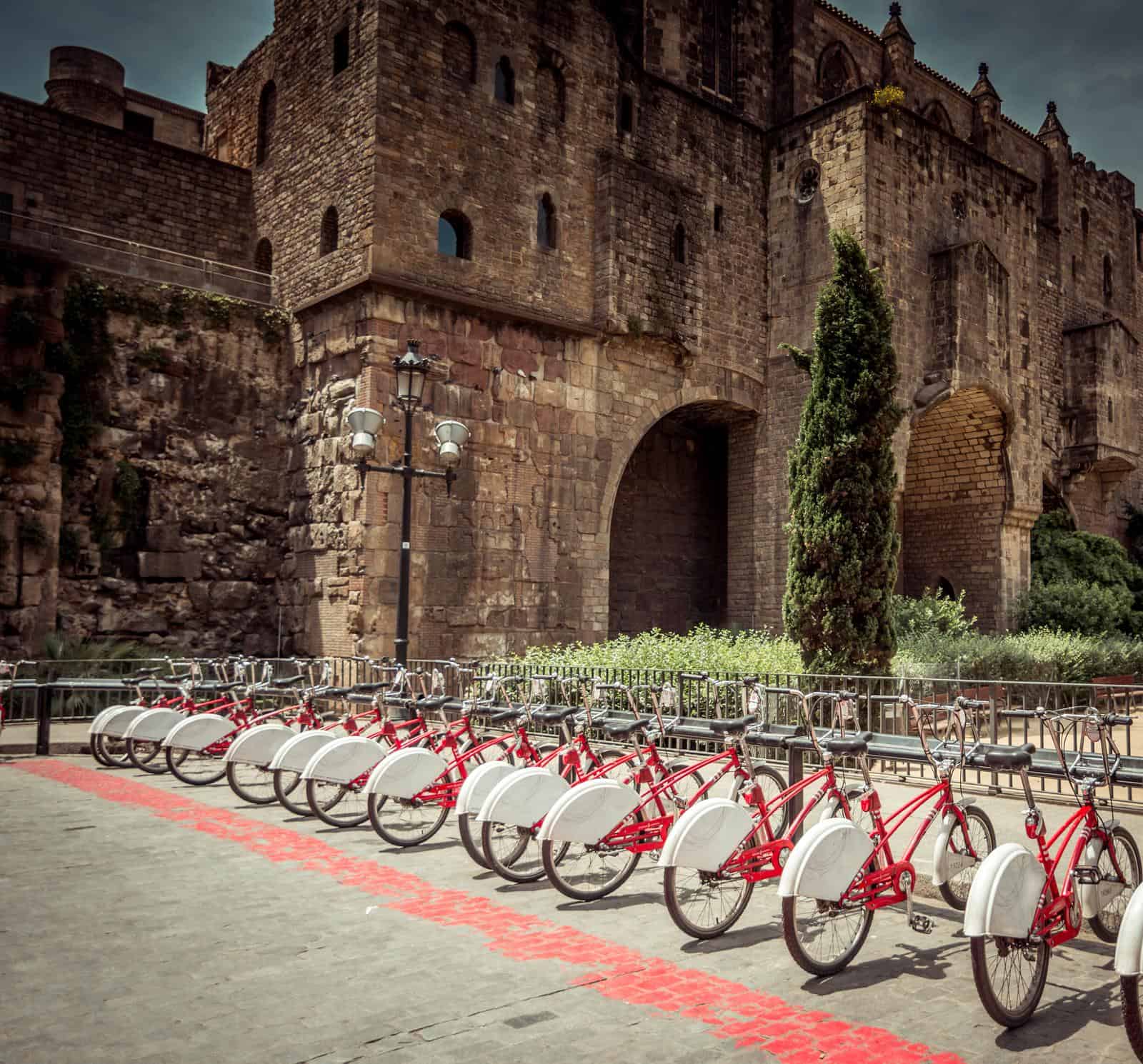 bicycle rentals in Barcelona Gothic Quarter