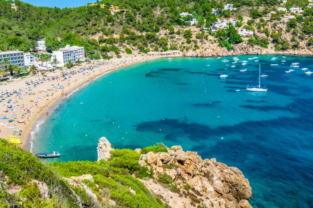 Bay of Cala Sant Vicenç. The island of Mallorca.