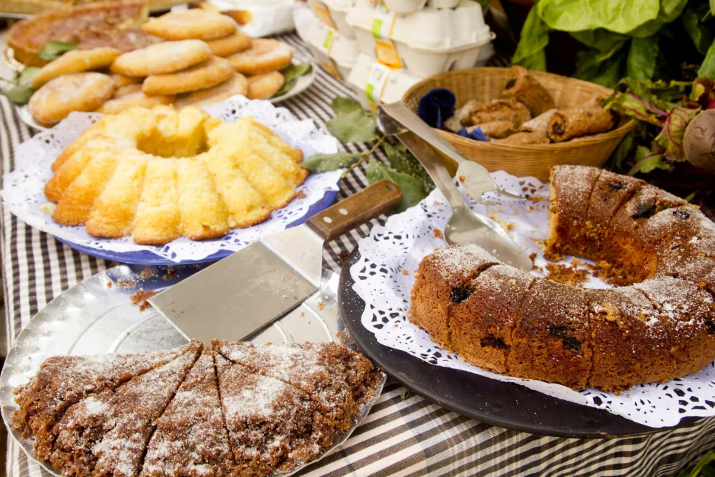 Cakes pastry sweets Mediterranean bakery Balearic islands