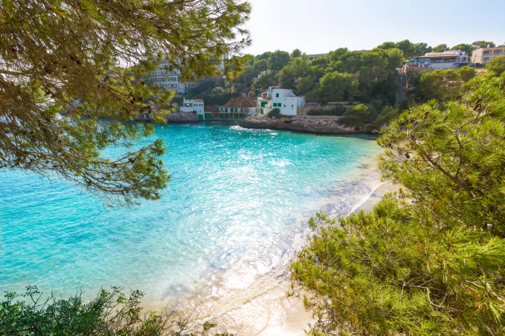 Majorca Cala Santanyi in Mallorca Balearic islands of spain
