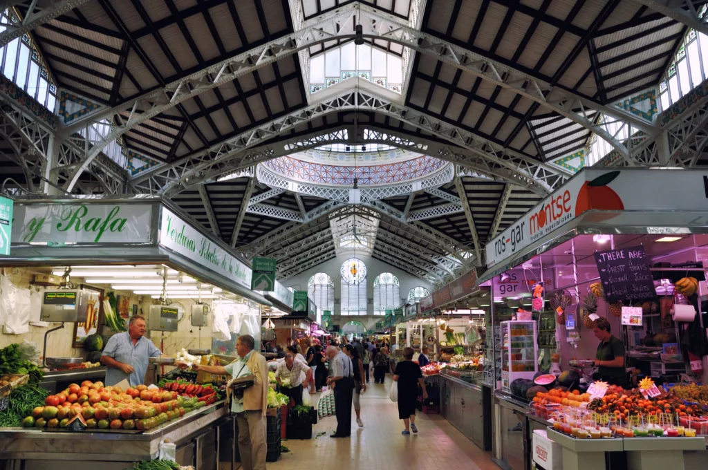 Central market in Valencia