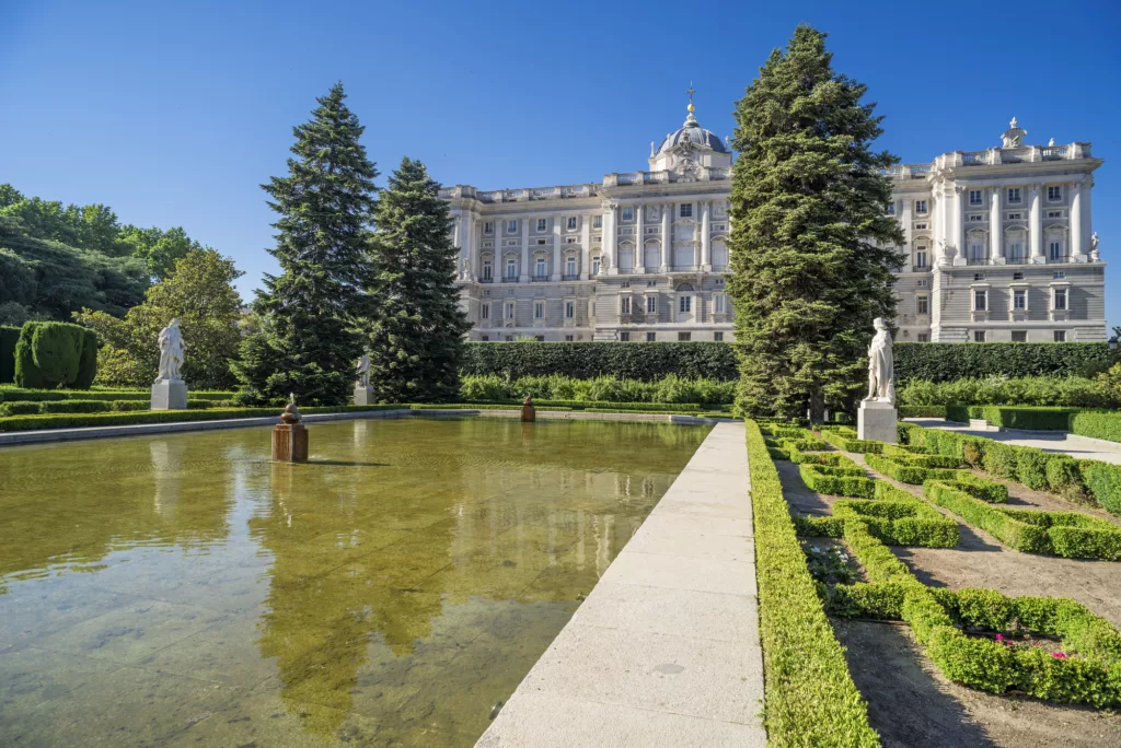Sabatini Gardens and Royal Palace,Madrid