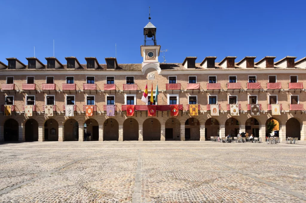 Main Square of Ocaña, Toledo province, Castilla La Mancha, Spain.