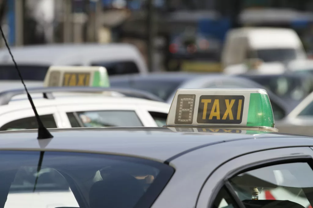 Taxicabs in Madrid, Spain