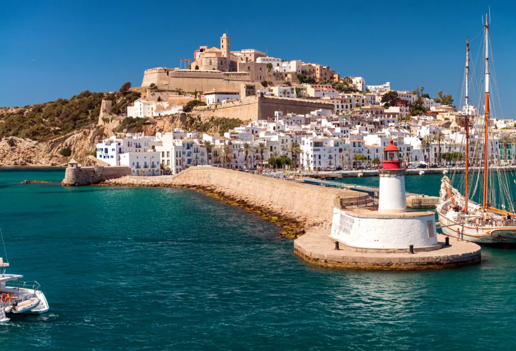 Ibiza port, spain 