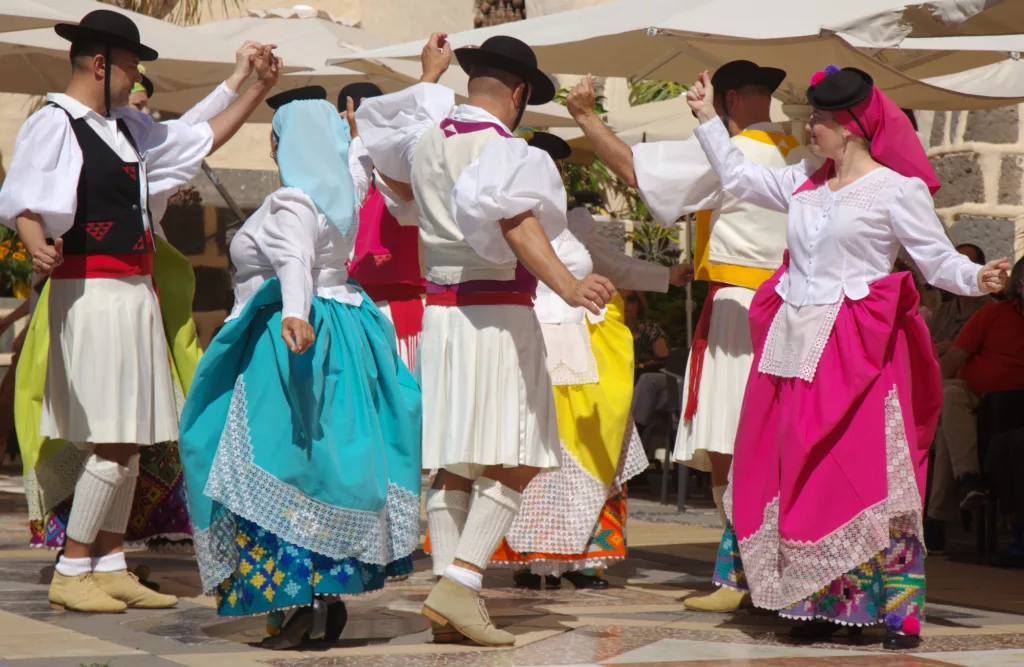 Canario traditional clothing from The Canary Islands