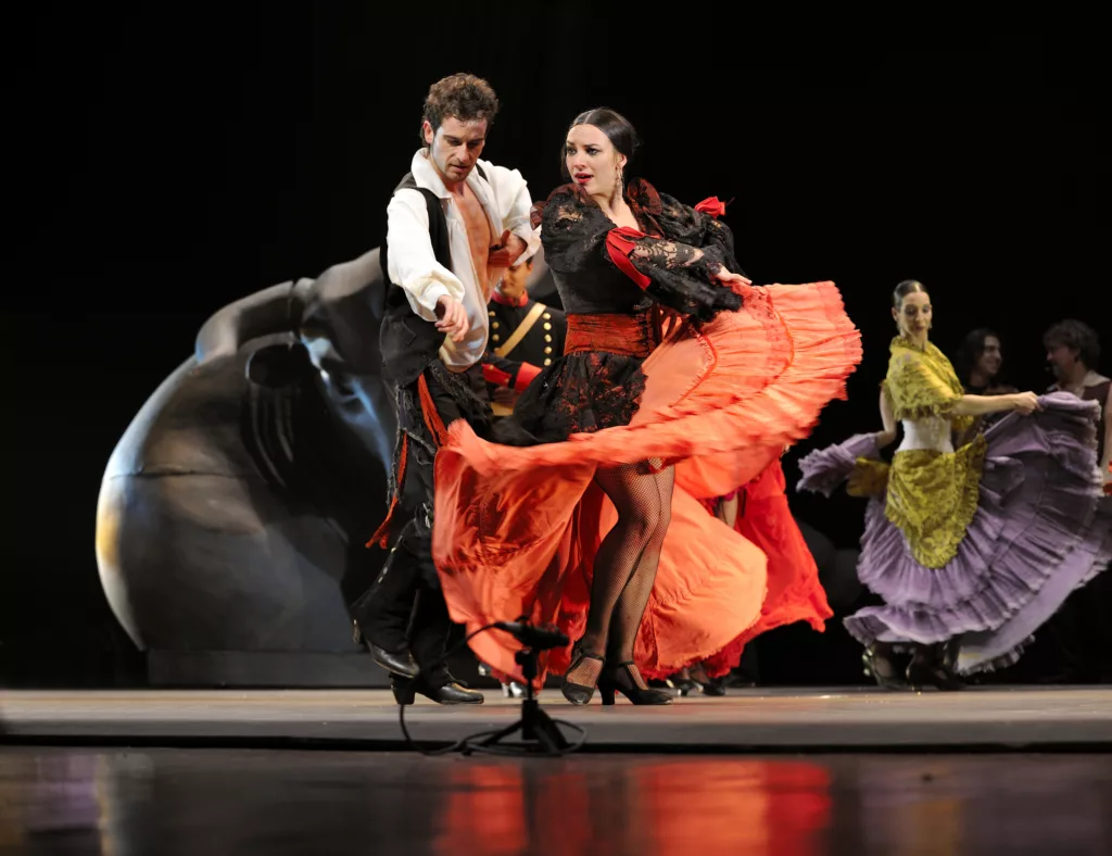 Flamenco Spanish traditional dancer