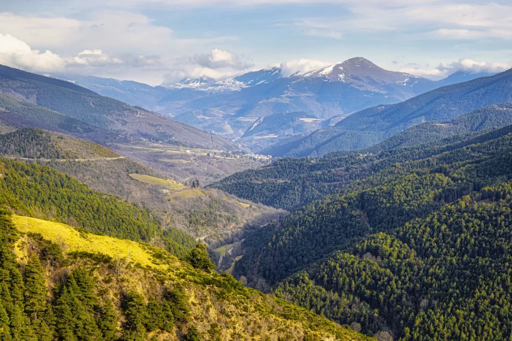 Spanish Pyrenees mountain in Catalonia