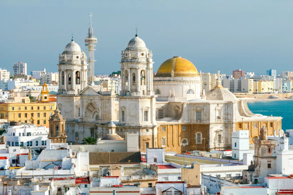 The city's main cathedral in Cadiz February