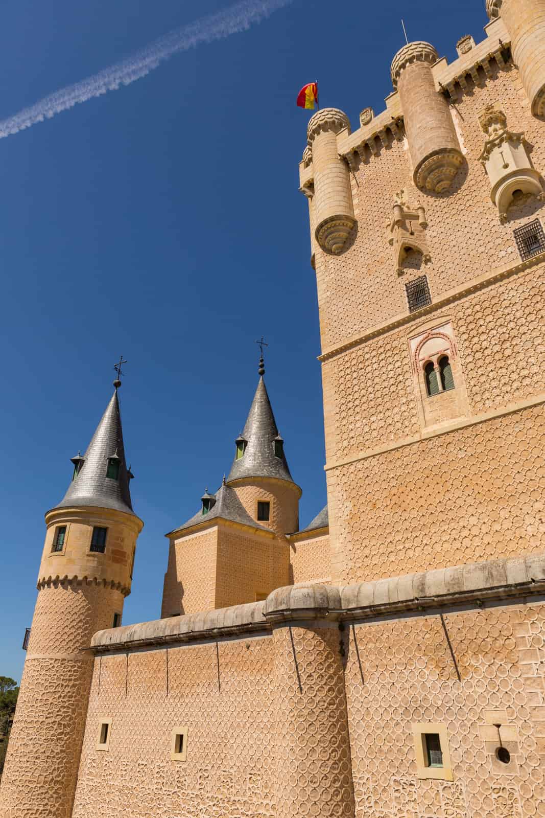 Segovia, Spain: The famous Alcazar castle of Segovia