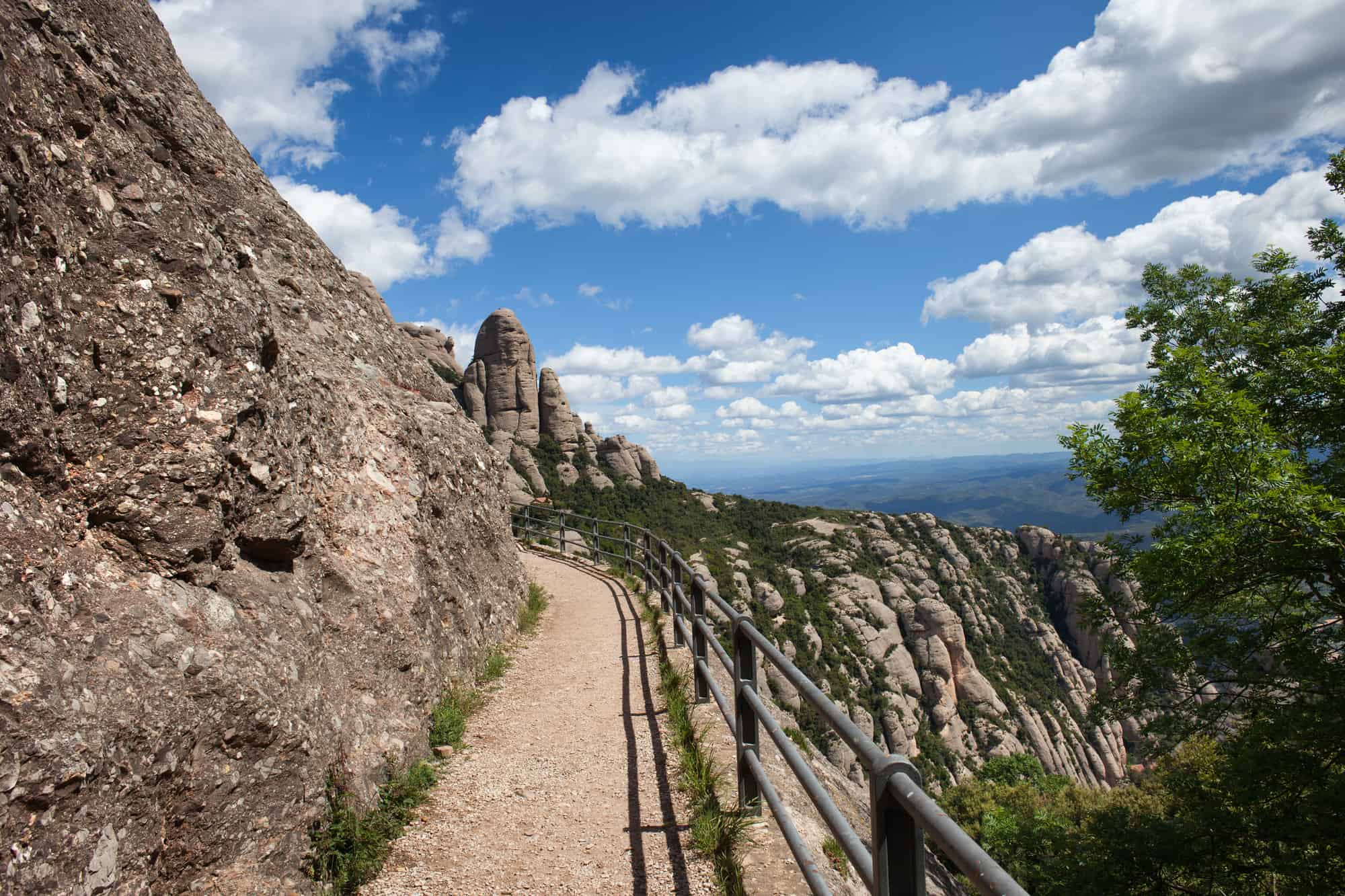 Footpath in the Montserrat Mountains