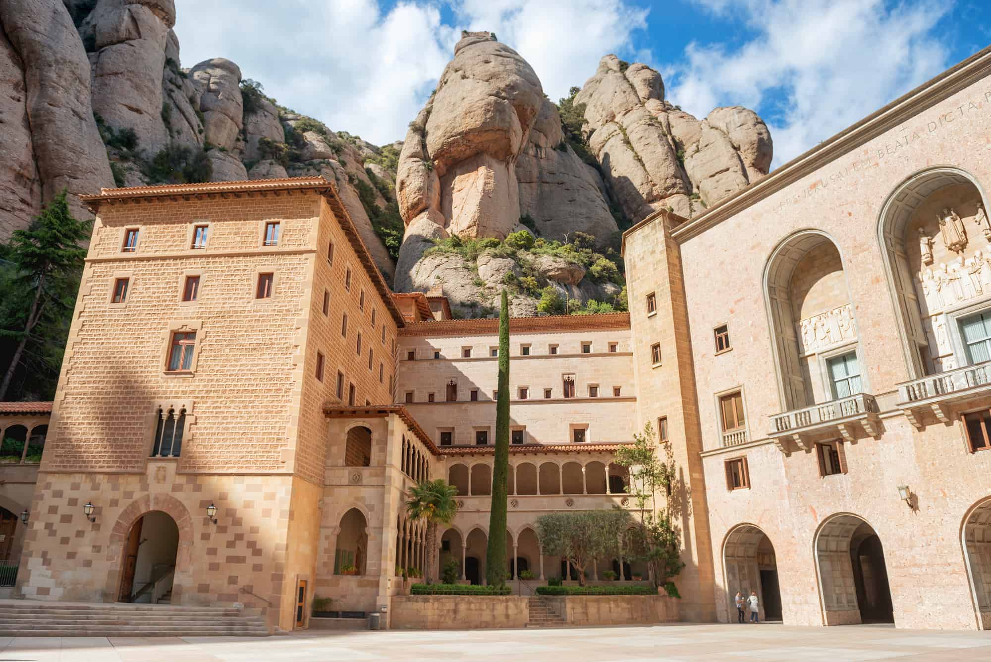 Montserrat Monastery in Barcelona, Spain 