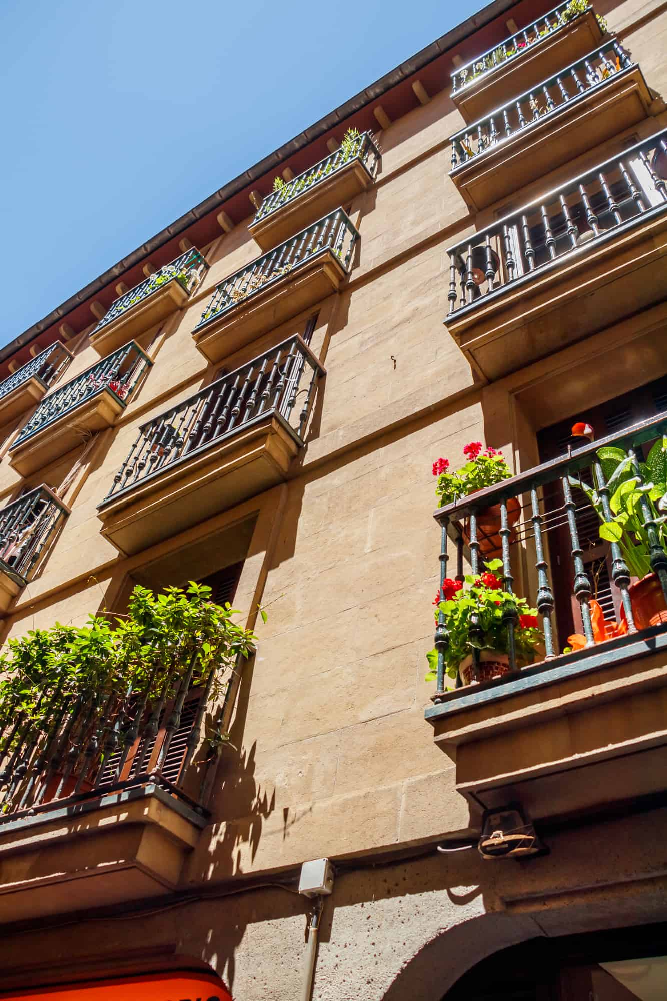 Typical architecture of Sab Sebastian City in Spain