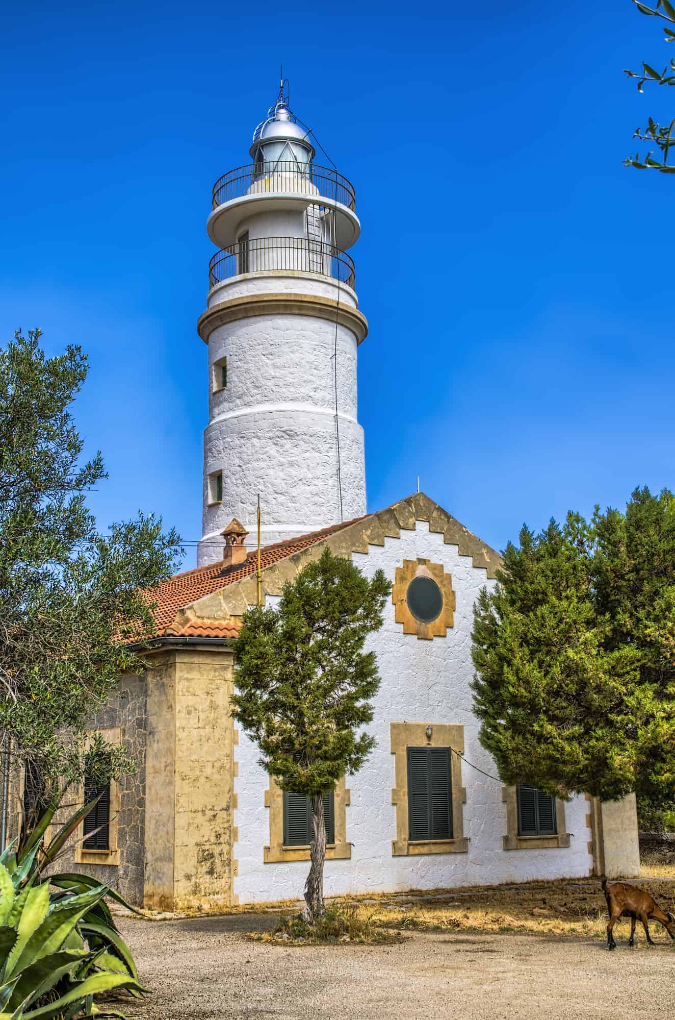 Lighthouse at Port de Soller in Majorca
