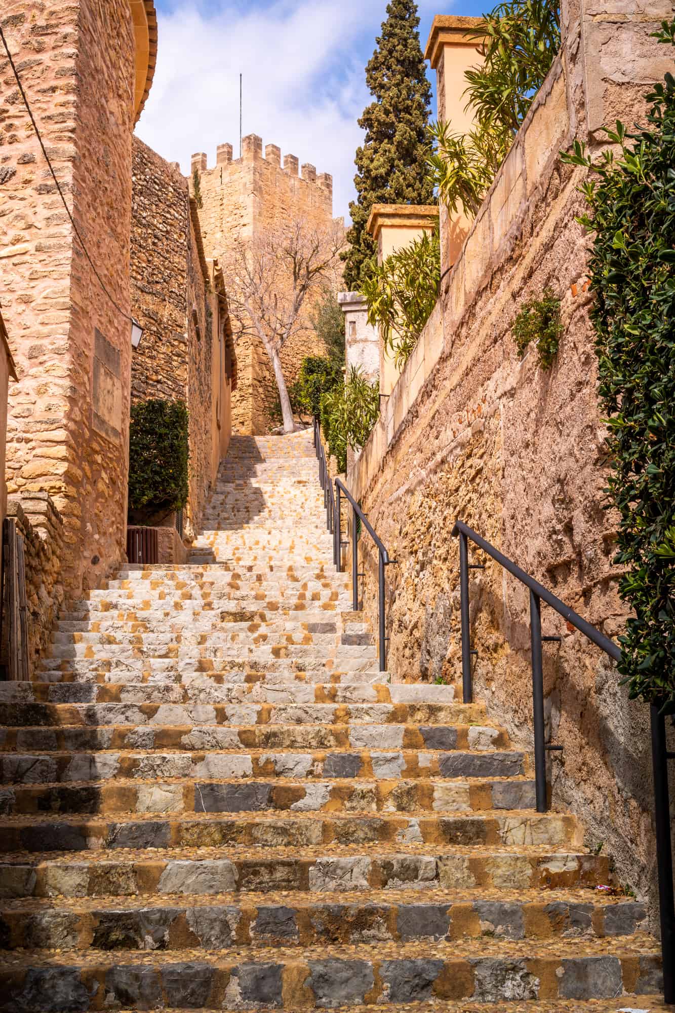 Stairway in Capdepera, Mallorca, Spain