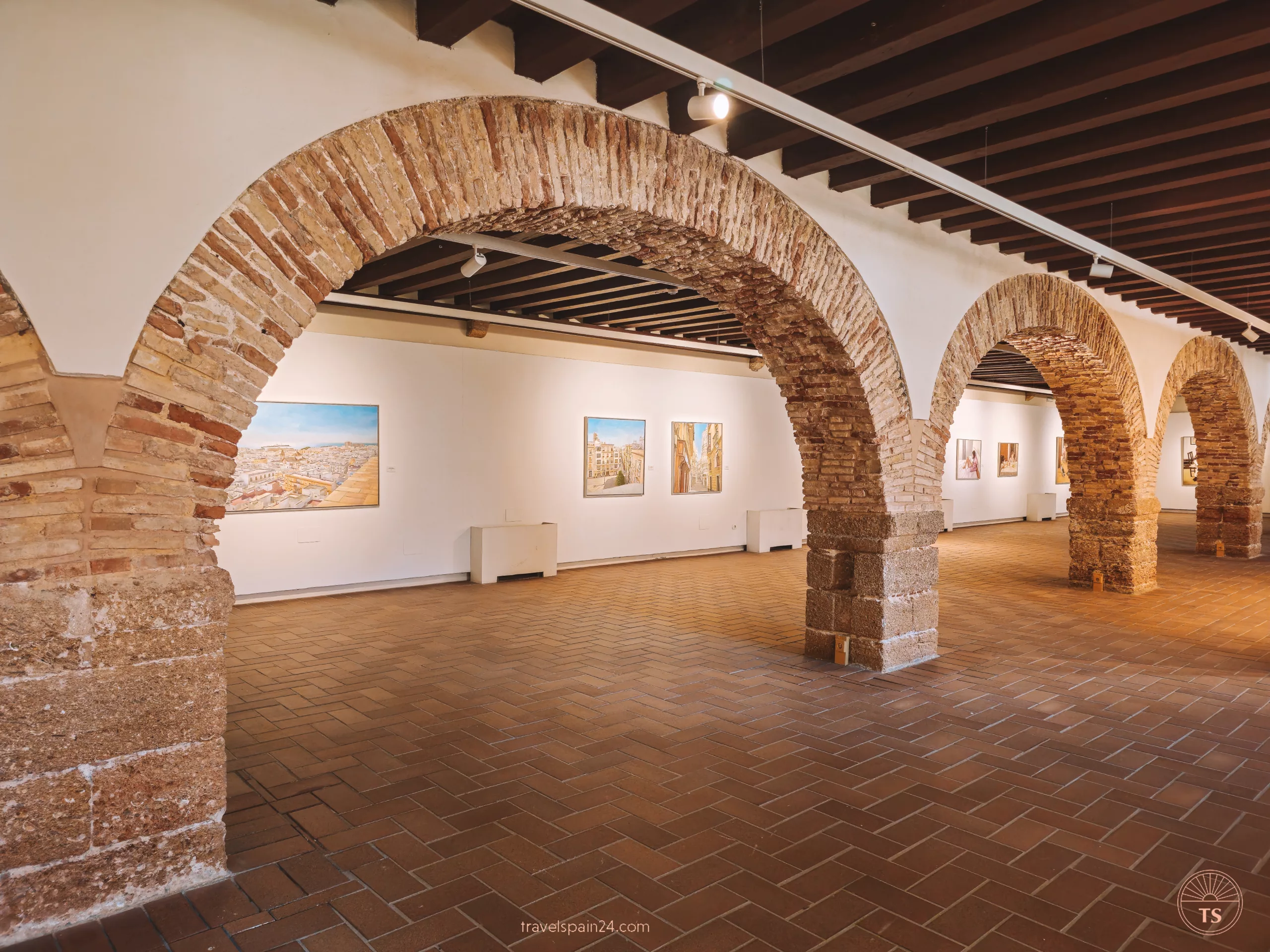 Interior exhibition at Castillo de Santa Catalina in Cadiz, showcasing the city's history and culture. A highlight of the one-day Cadiz itinerary.